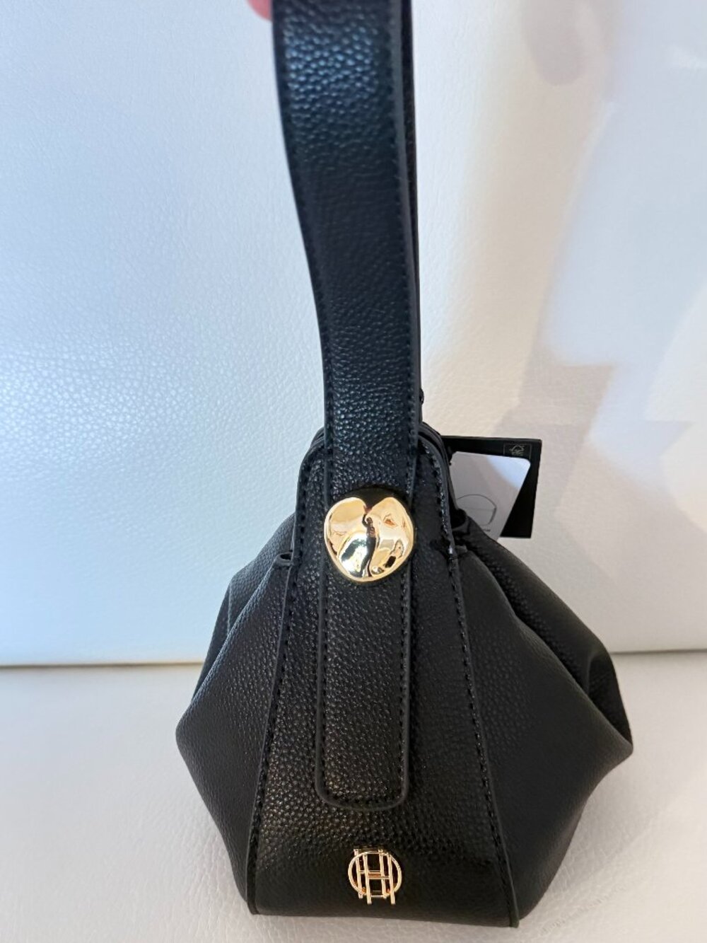 NWT HOUSE OF HARLOW 1960 BRIDGET HANDHELD SHOULDER BAG BLACK PURSE